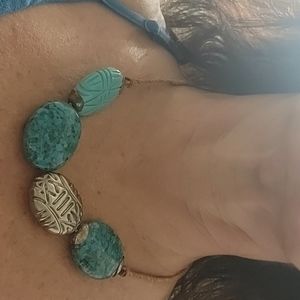 Silpada Sterling Turquoise Turks & Caicos Necklace